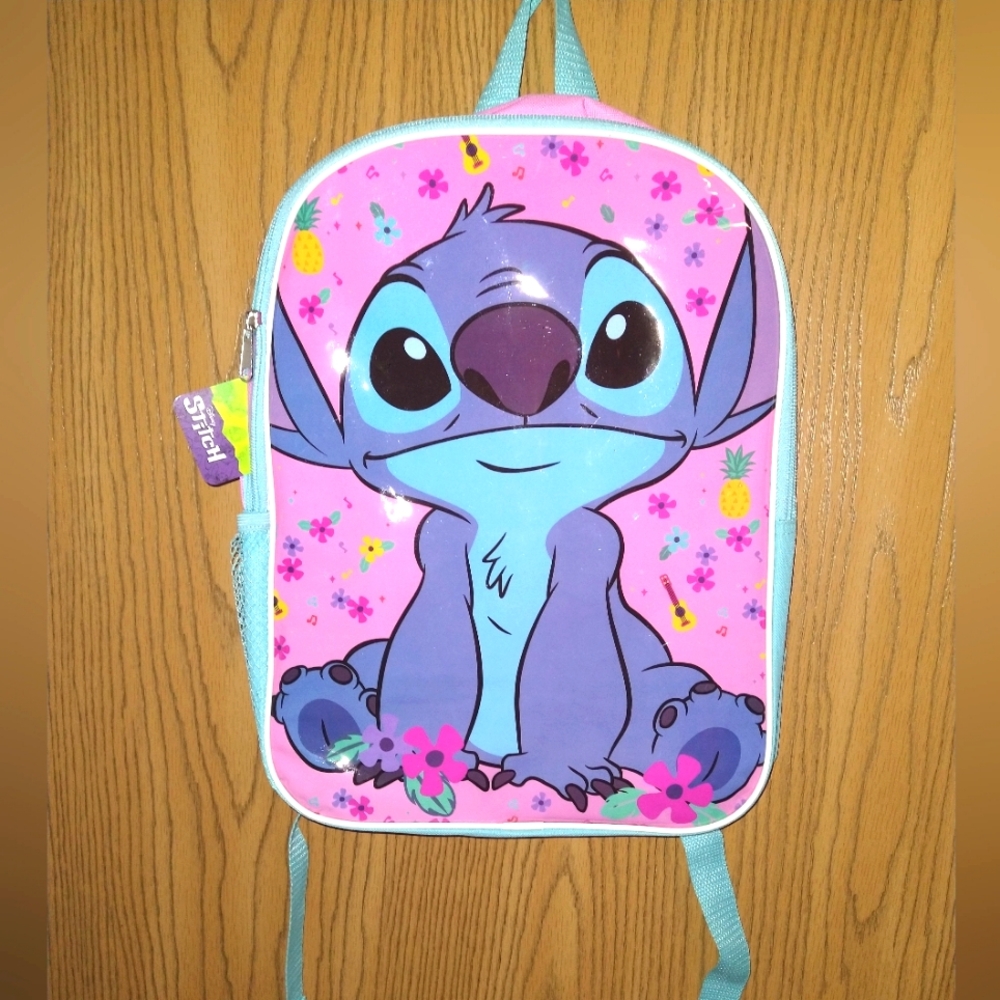 Girls 15 Inch Stitch Backpack